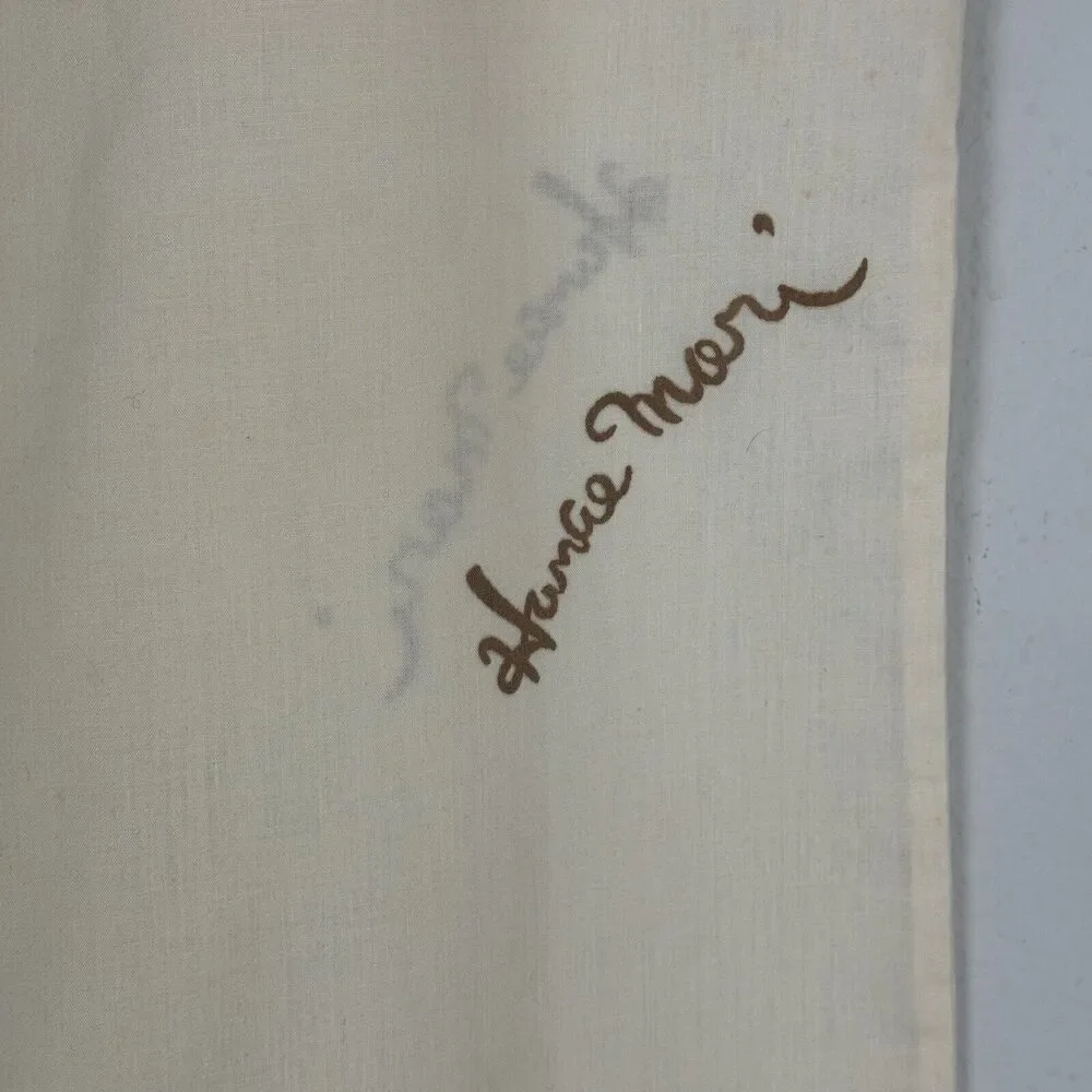 Vintage Hanae Mori Martex No-iron Percale Butterfly Standard Pillowcase